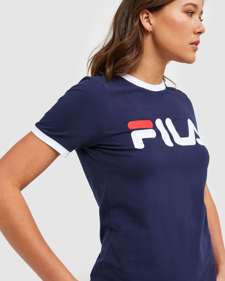 Fila New Navy Classic Women's Ringer Tee