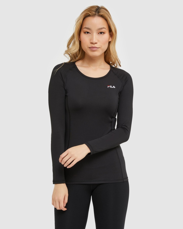 Fila Classic Women's L/S Tee Black