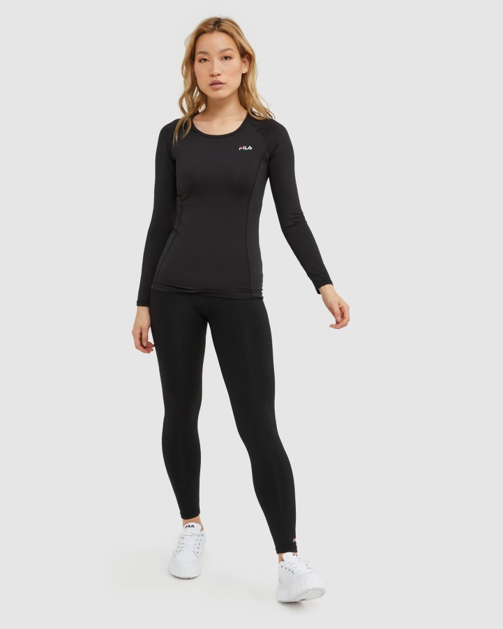 Fila Classic Women's L/S Tee Black