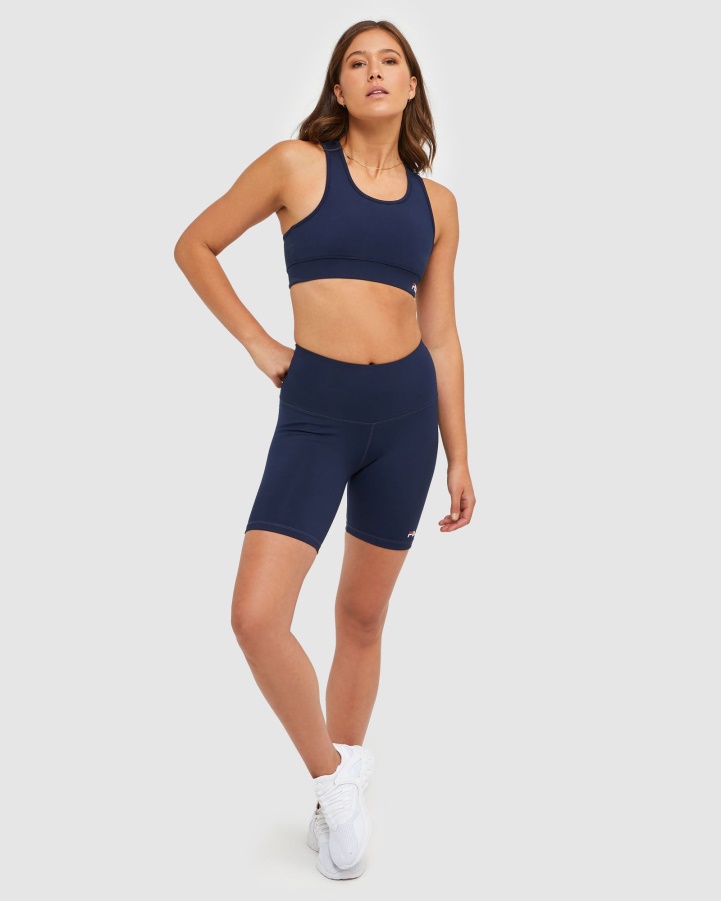 Classic Women's Bike Shorts Fila New Navy