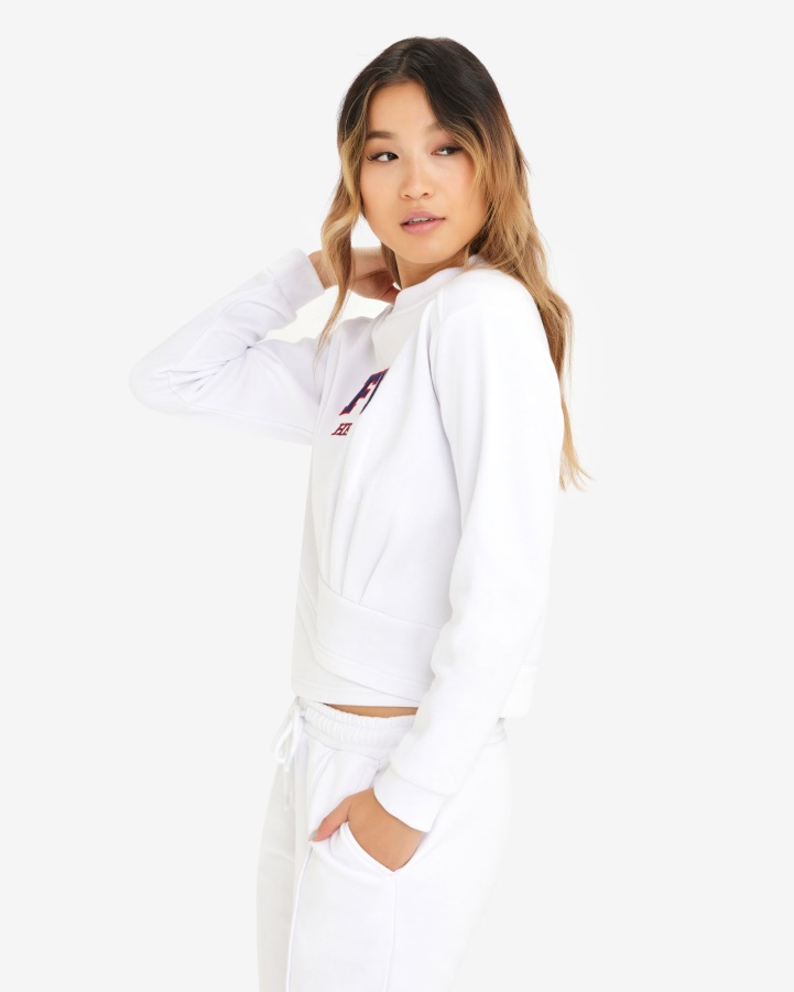 Fila White Women's Serena Crew