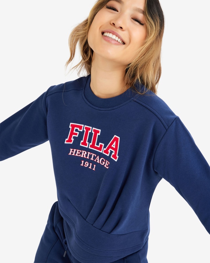 Fila Women's Serena Crew Navy