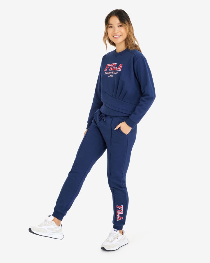 Fila Women's Serena Crew Navy