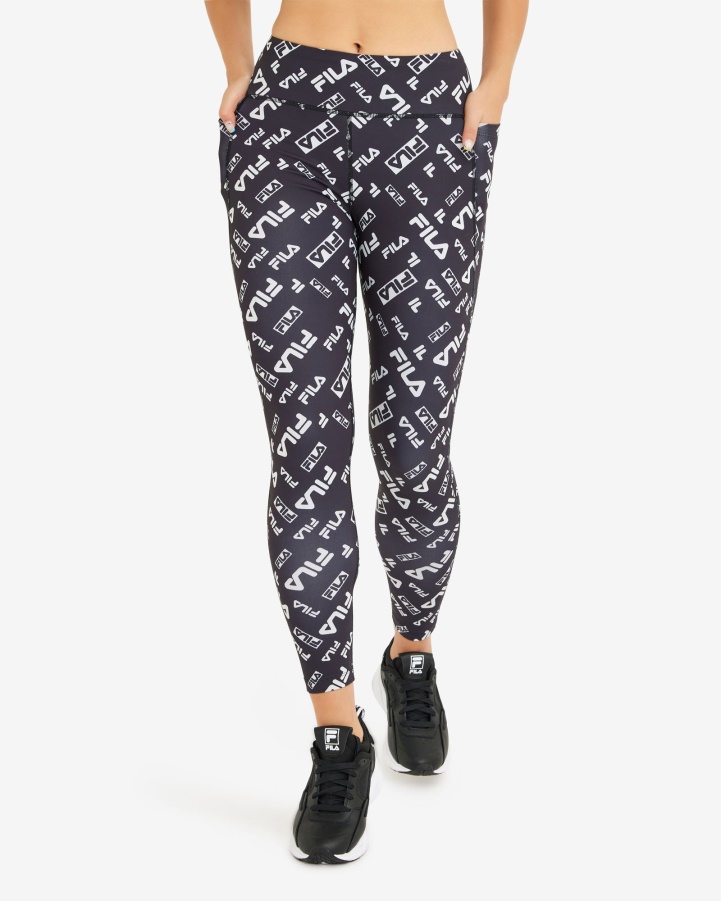 Black Fila Alessa Tight
