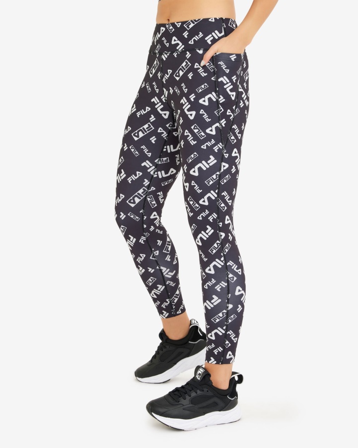 Black Fila Alessa Tight
