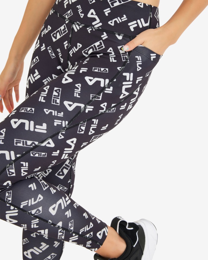 Black Fila Alessa Tight