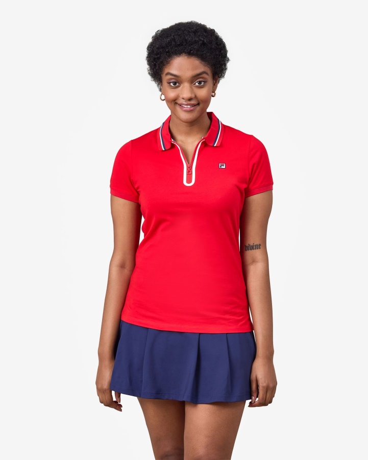 Monica Polo Red Fila
