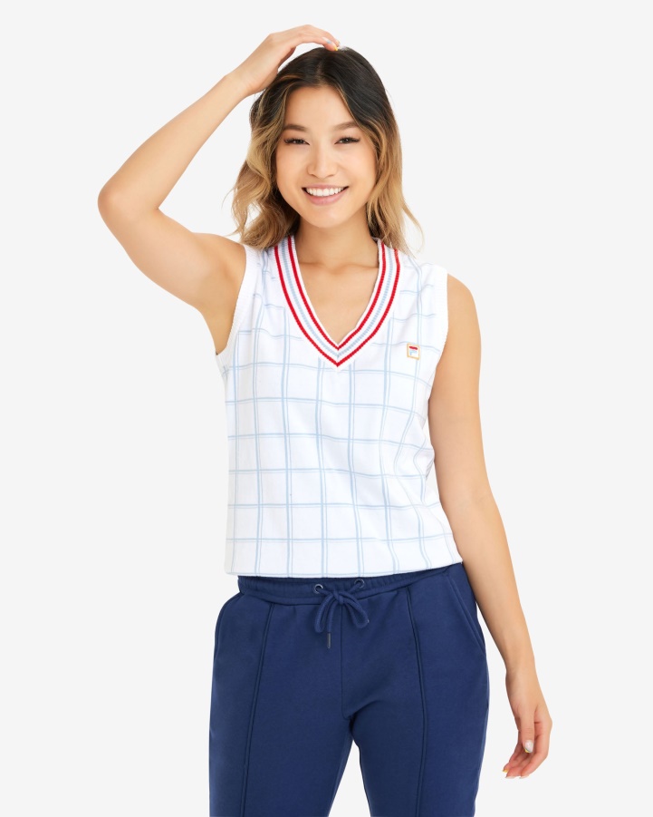 Fila Women's Oakley Vest White