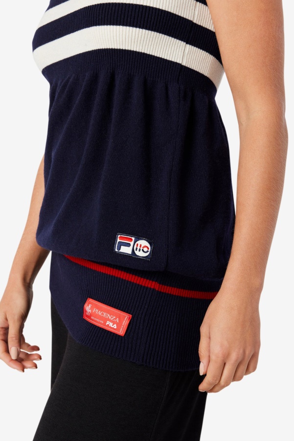 Navy/White/Red Fila Girdle Skirt