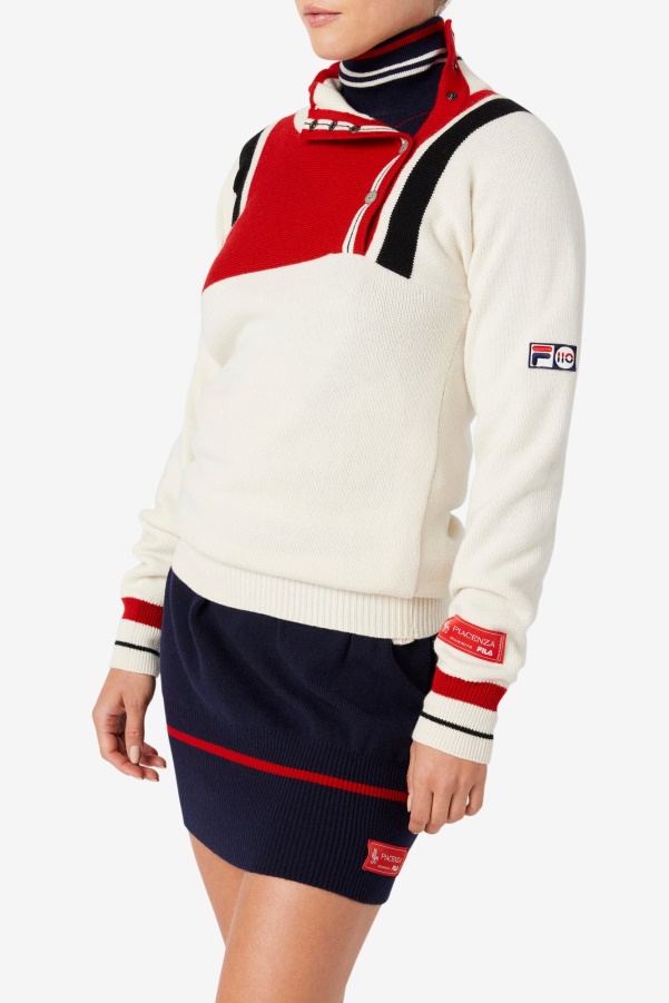 Fila White/Red/Navy White Rock Jumper
