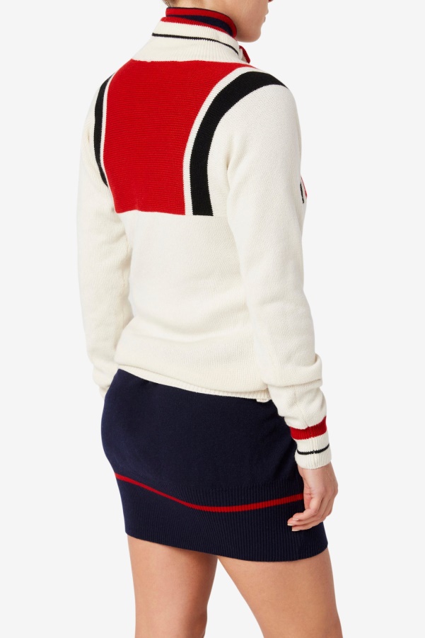 Fila White/Red/Navy White Rock Jumper