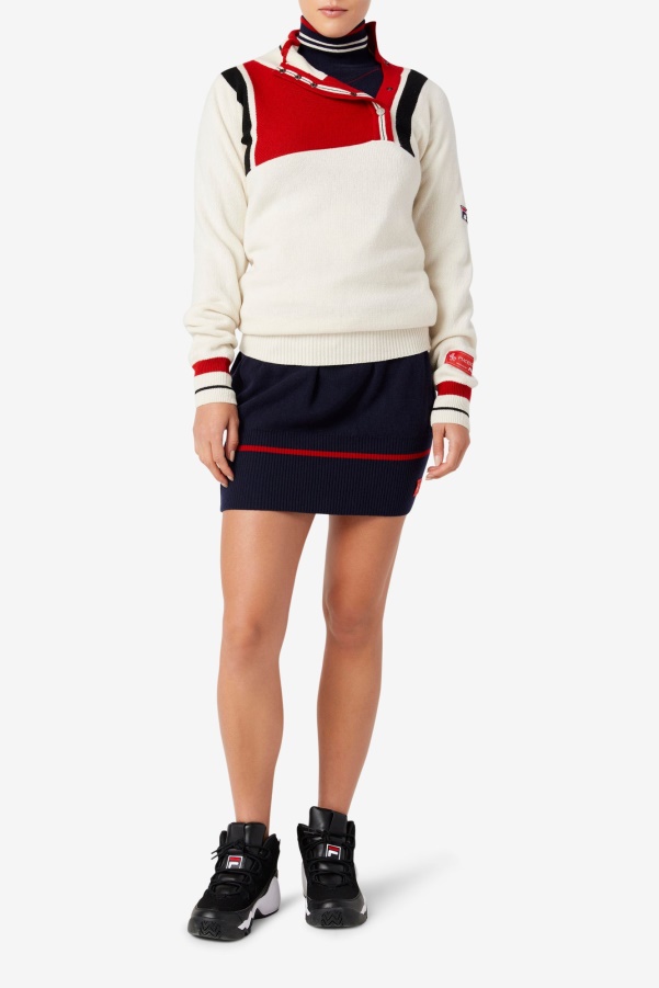 Fila White/Red/Navy White Rock Jumper