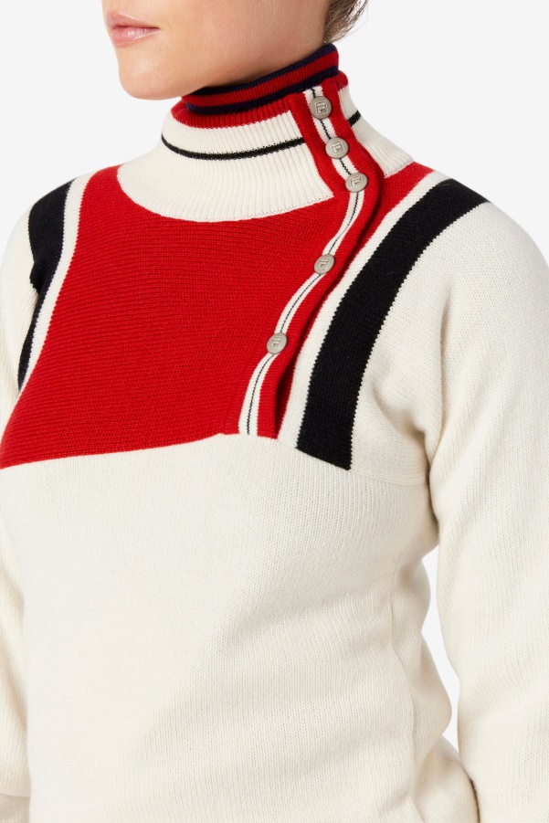 Fila White/Red/Navy White Rock Jumper