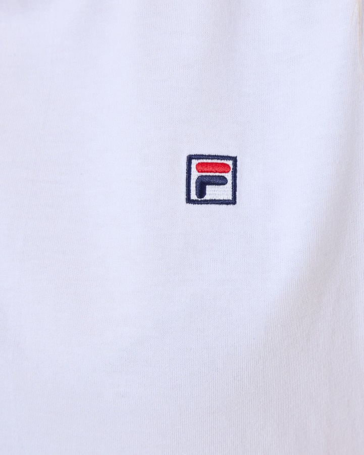 Fila White Volara Badge 2.0 Tee