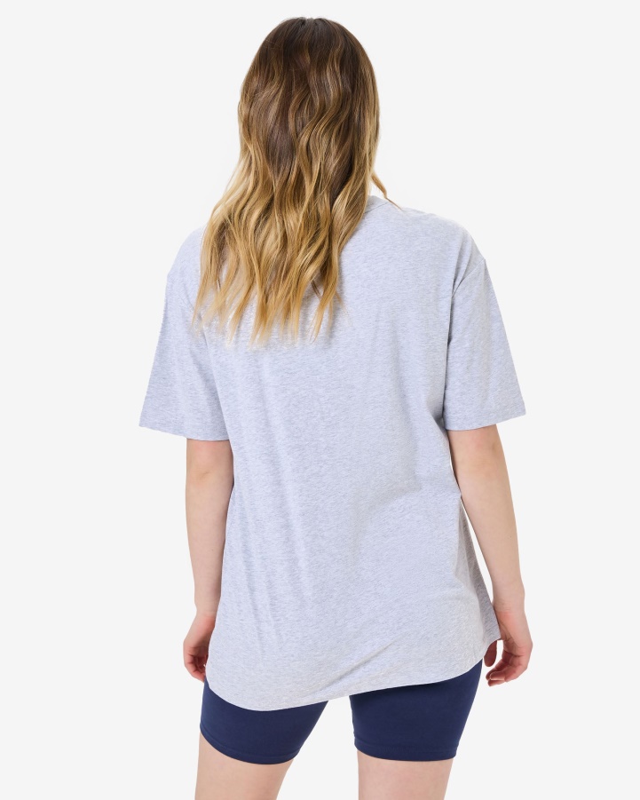 Light Grey Marle Maddy Oversized Tee Fila