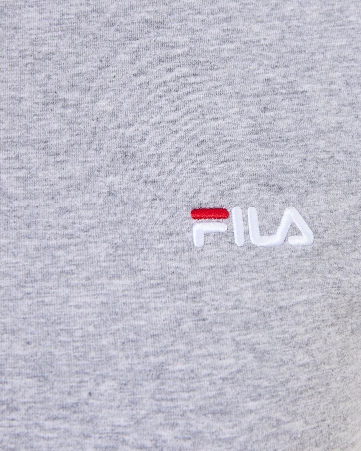 Fila Sage Cropped Tee Grey Marle