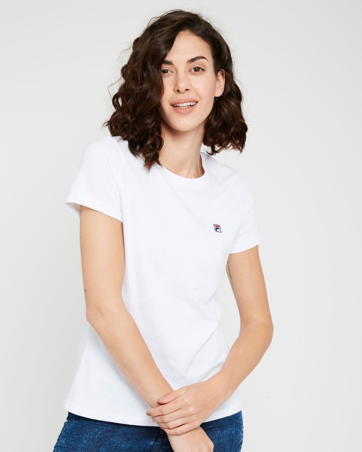 Women's Volara Badge Tee Fila White
