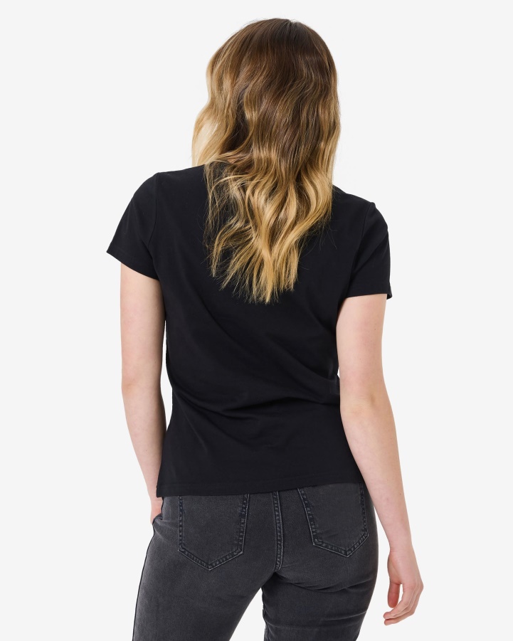 Black Fila Volara Badge 2.0 Tee