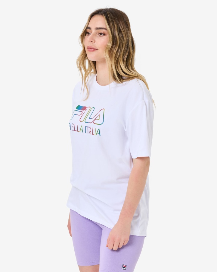 Fila White Maddy Oversized Tee