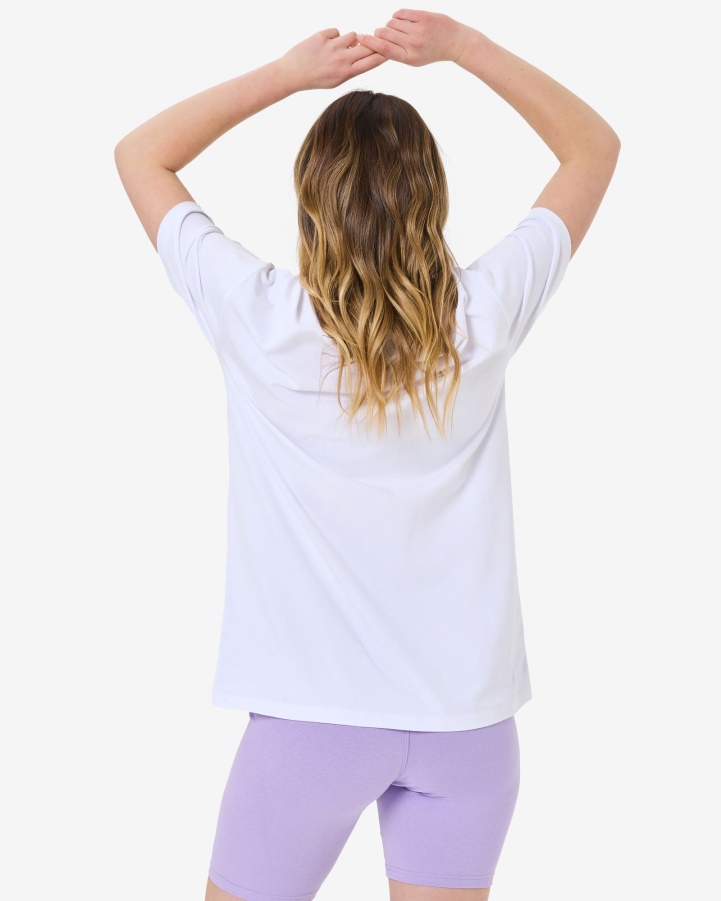 Fila White Maddy Oversized Tee