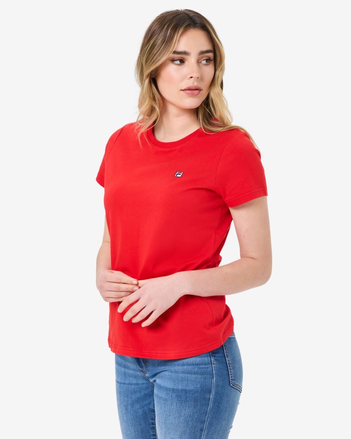 Volara Badge 2.0 Tee Red Fila