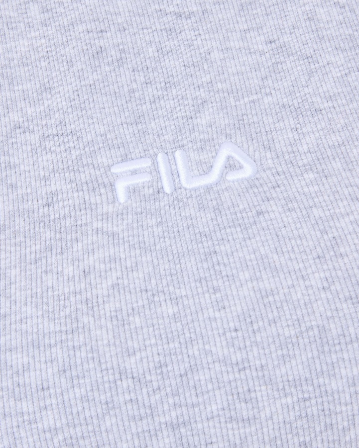 Light Grey Marle Marbel Rib Tank Fila