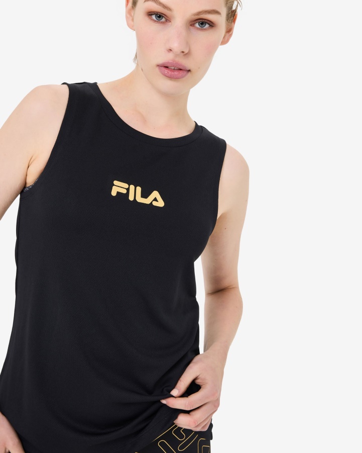 Aria Mesh Tank Fila Black