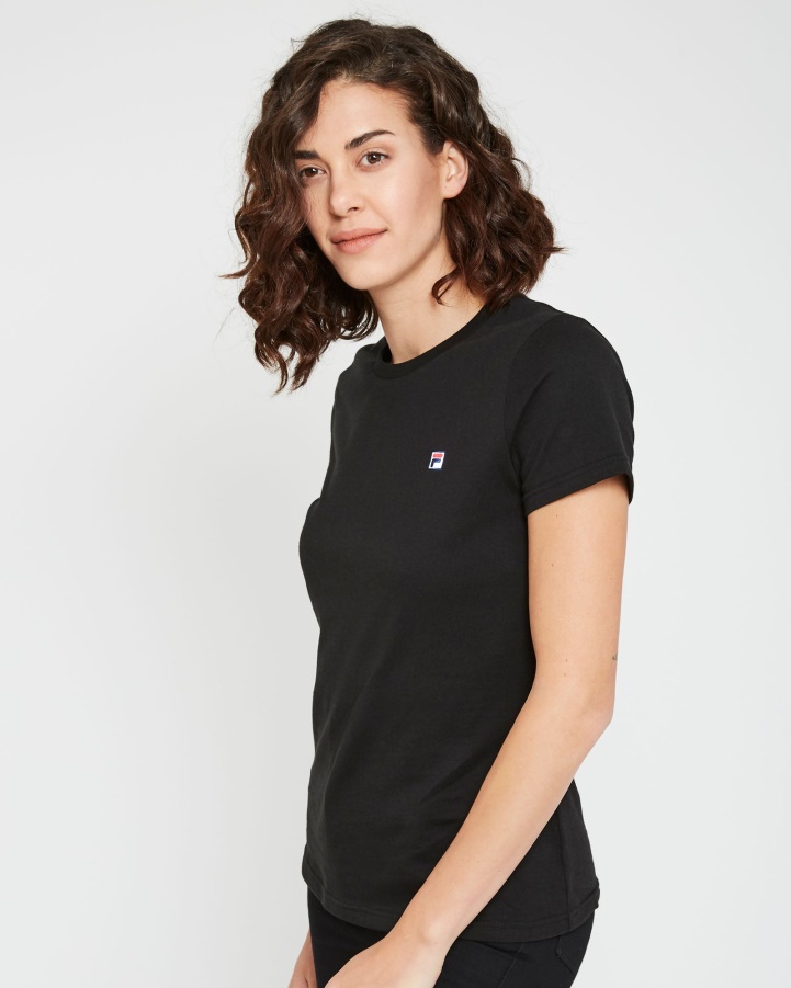 Fila Black Women's Volara Badge Tee