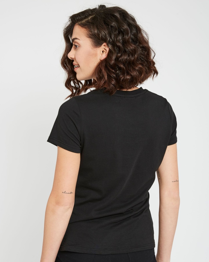 Fila Black Women's Volara Badge Tee