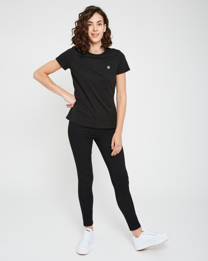 Fila Black Women's Volara Badge Tee