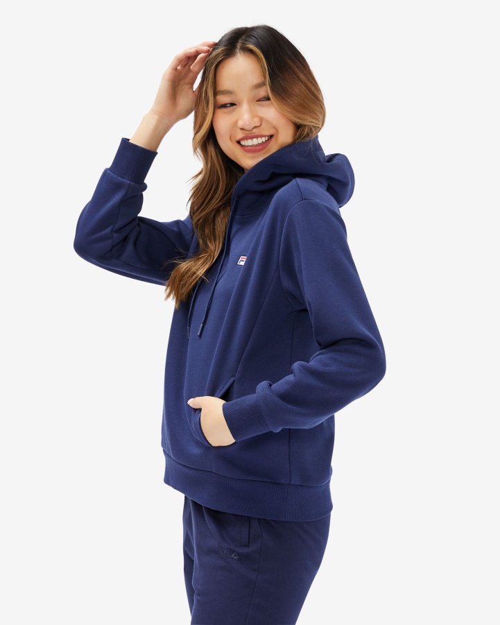 Fila Women's Badge Hood New Navy