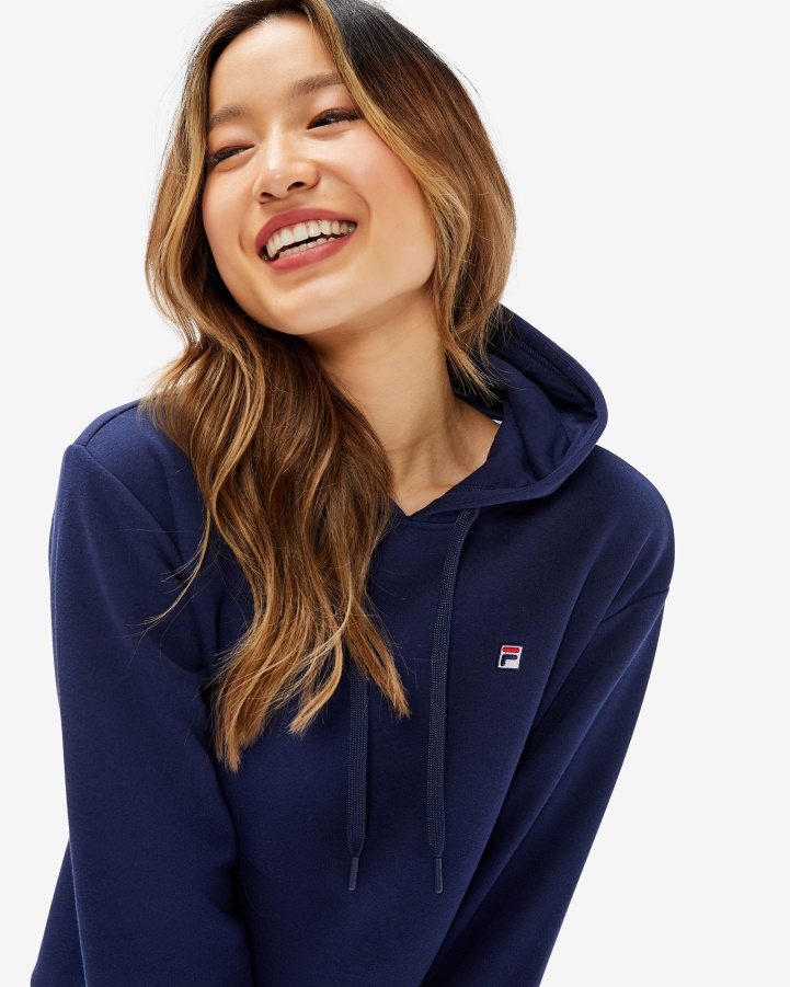 Fila Women's Badge Hood New Navy