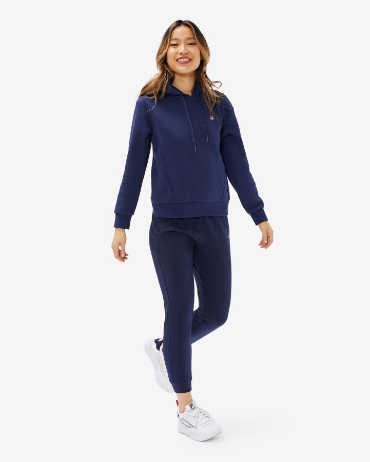 Fila Women's Badge Hood New Navy