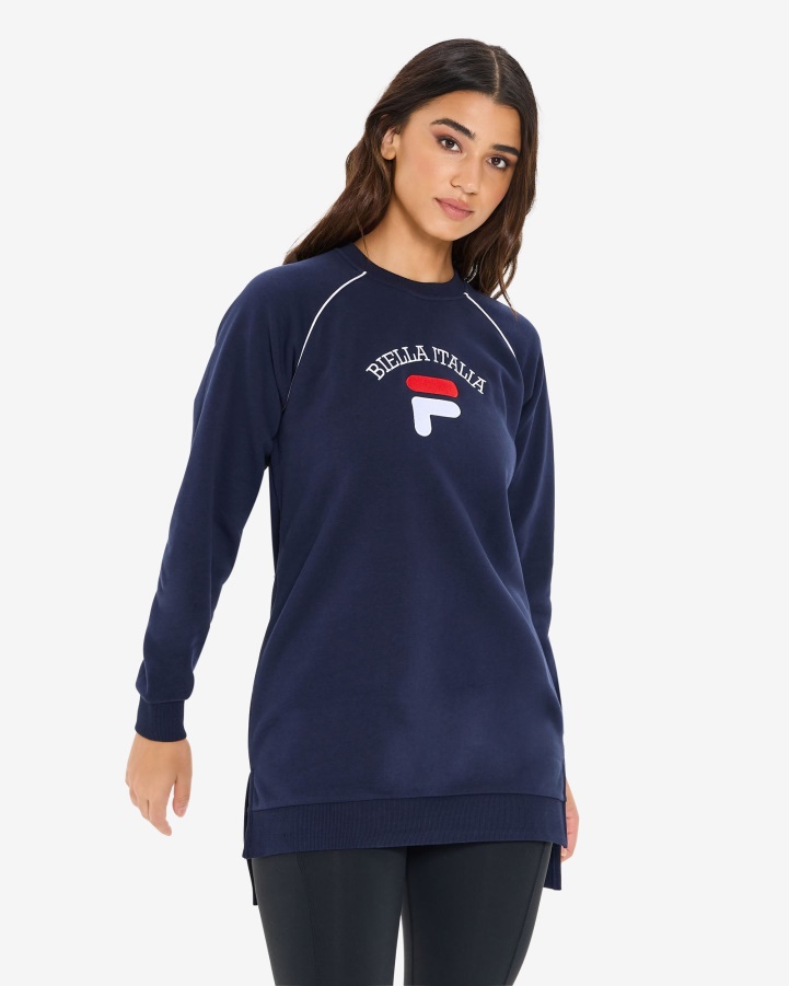 New Navy Women's Amara Crew Tunic Fila