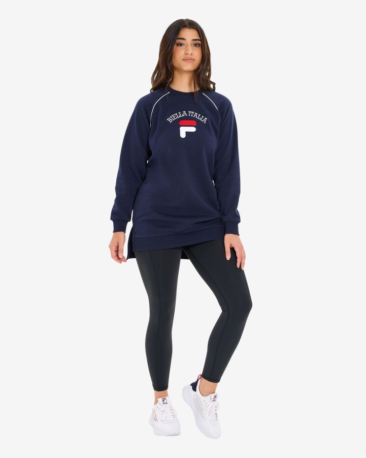 New Navy Women's Amara Crew Tunic Fila