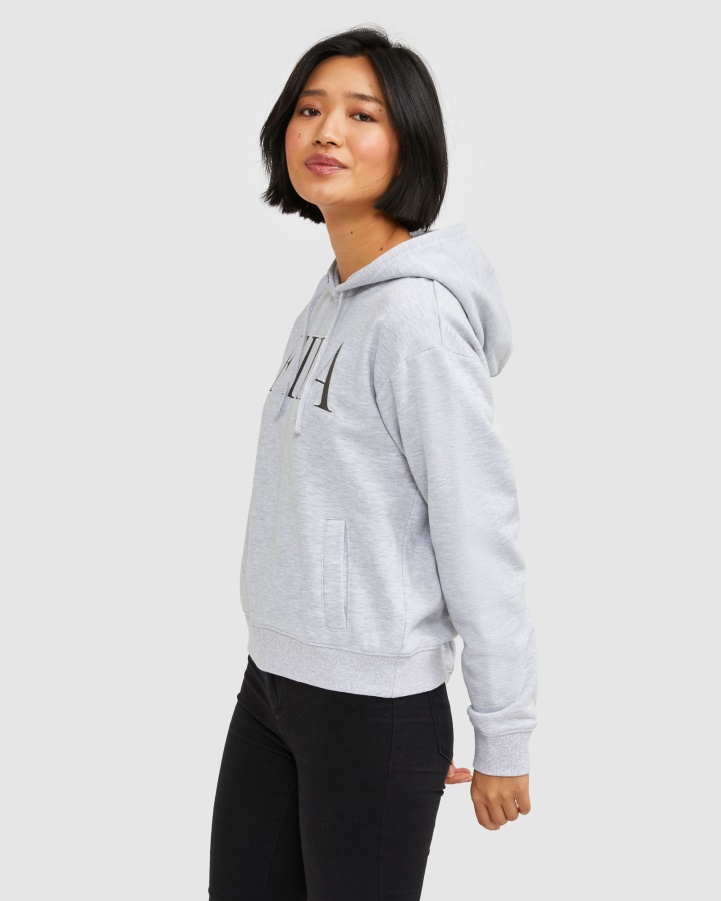 Fila Light Grey Marle Women's Isidora Hoody