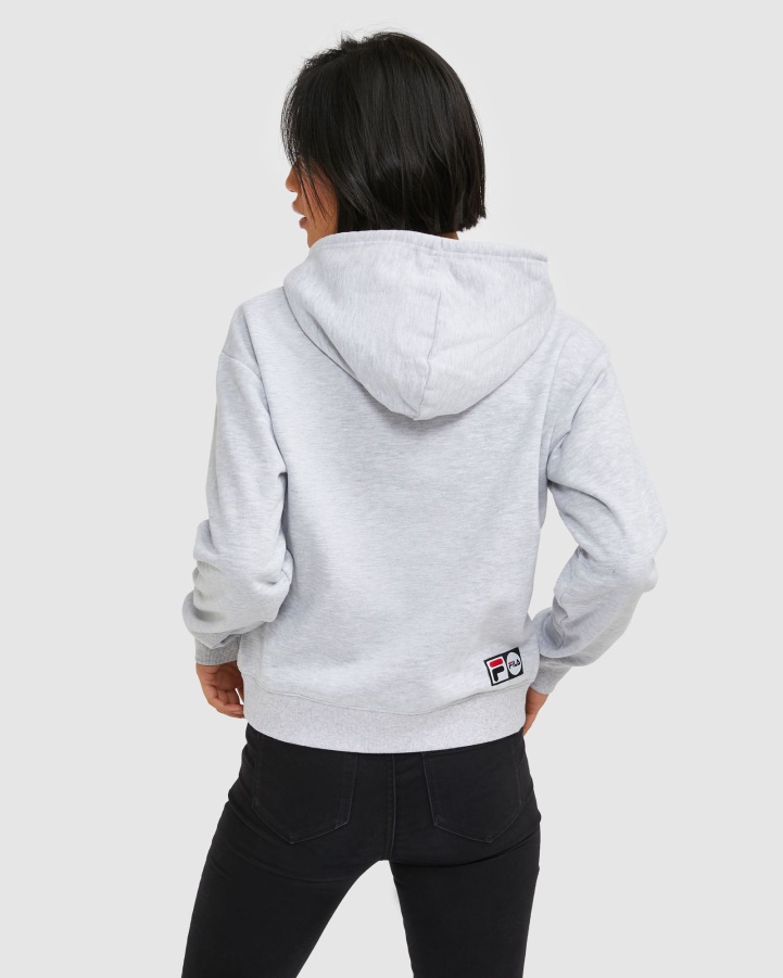 Fila Light Grey Marle Women's Isidora Hoody