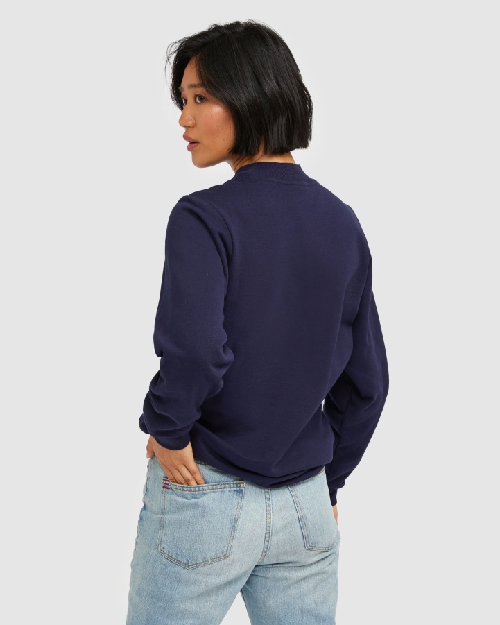 Fila New Navy Women's Dana 2.0 Hi-Lo Sweat