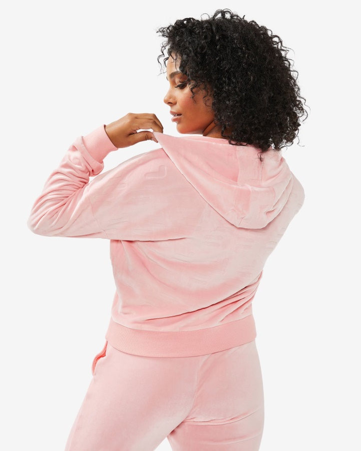 Fila Women's Aspena Qtr Zip Pale Rose