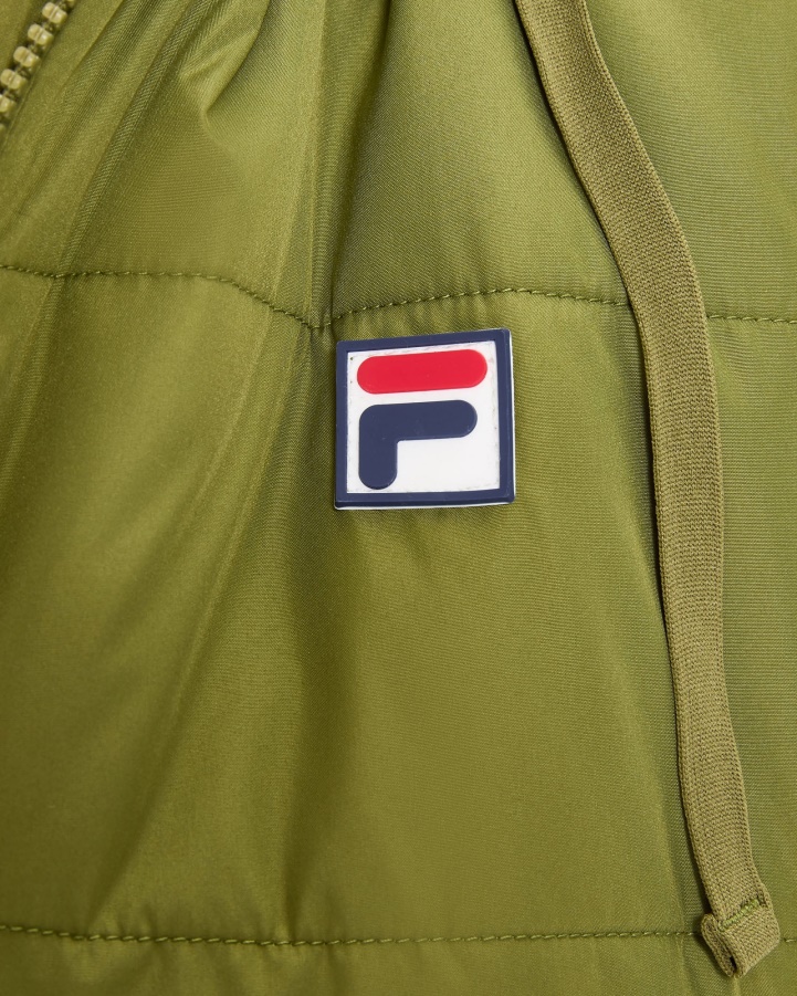 Olive Fila Women's Iranga Puff Vest