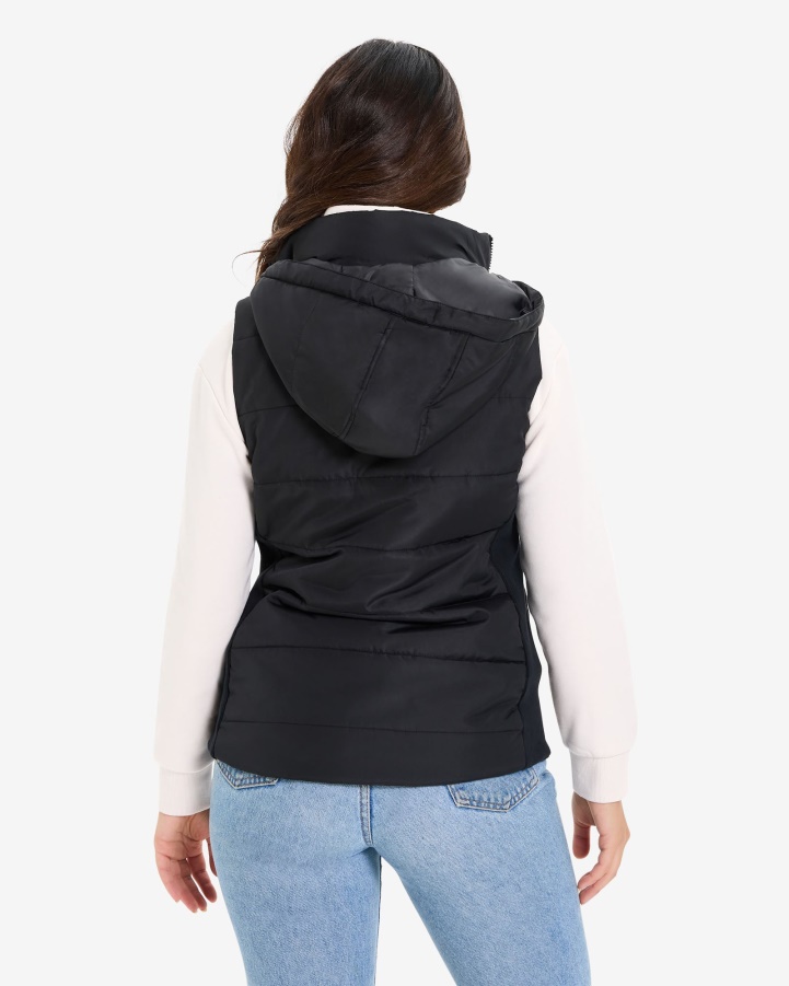 Fila Black Women's Iranga Puff Vest