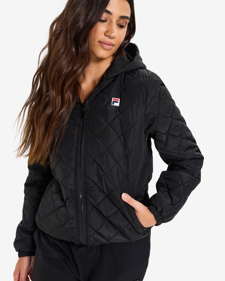 Women's Tash Reversible Jkt Fila Black