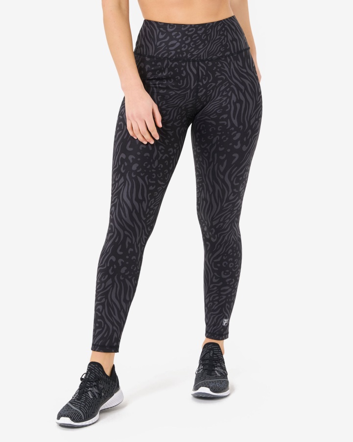 Black Fila Petra 7/8 Tight