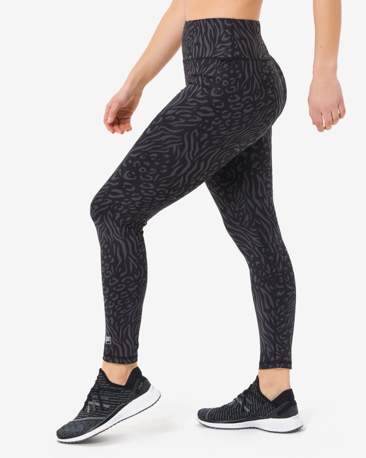 Black Fila Petra 7/8 Tight