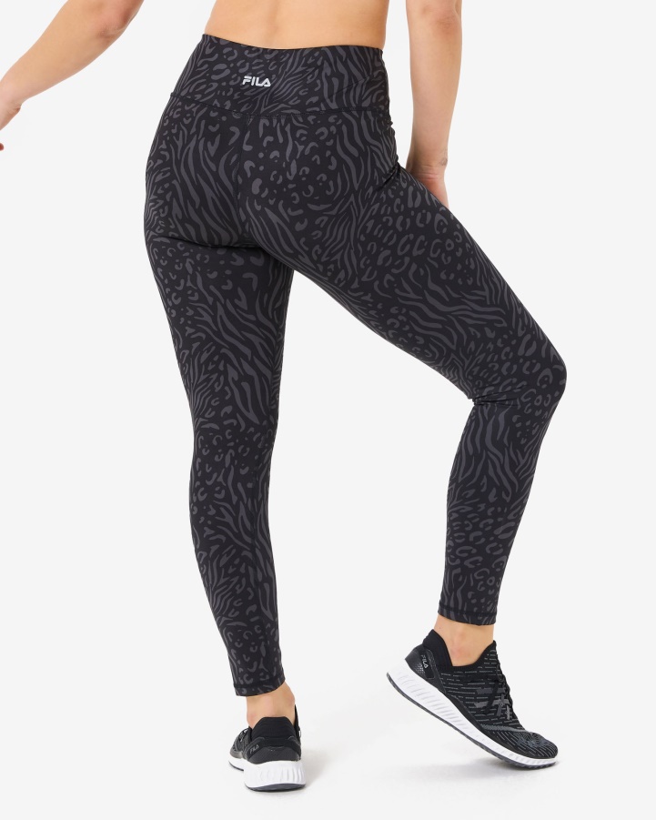 Black Fila Petra 7/8 Tight