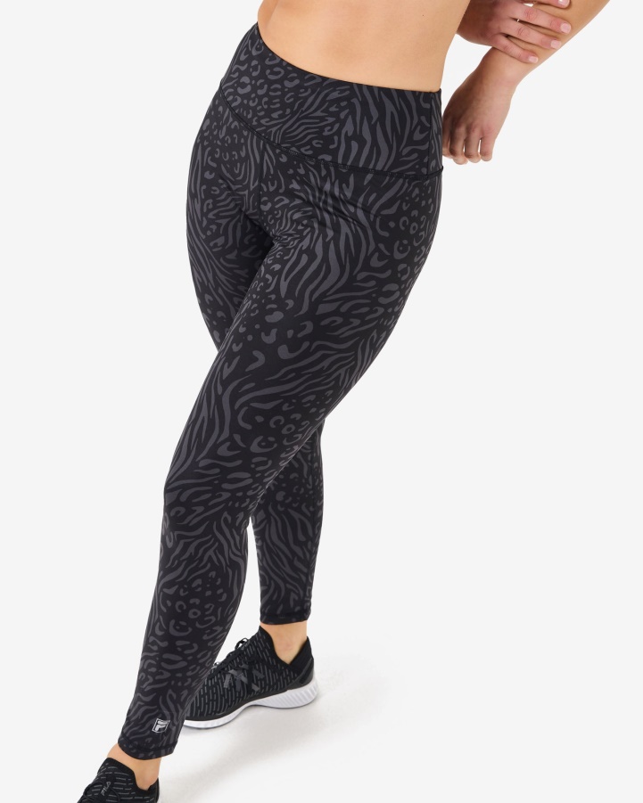 Black Fila Petra 7/8 Tight