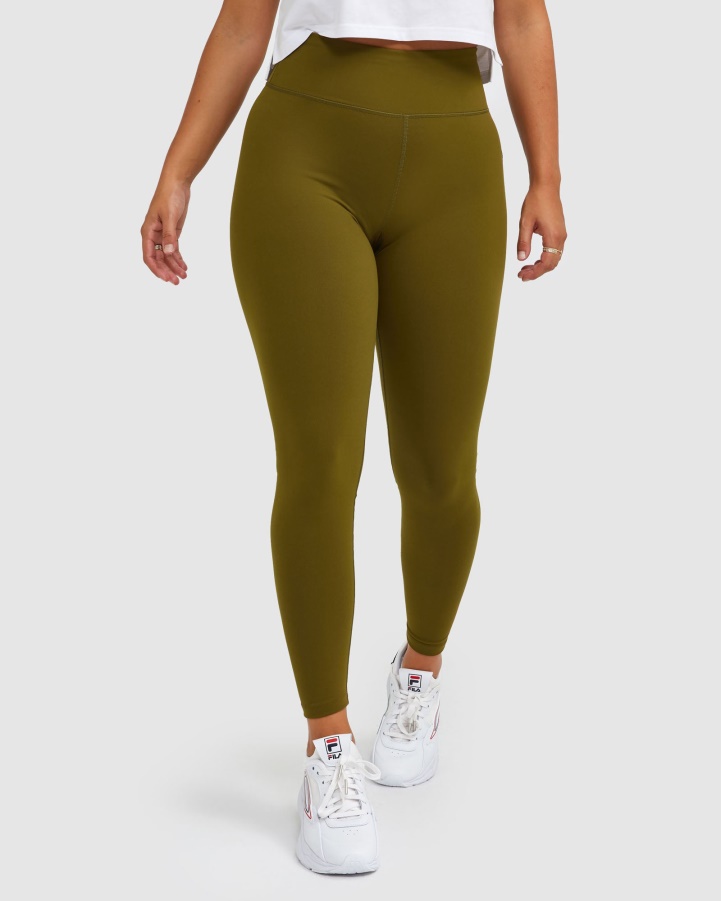 Women's Badge Tight Military Olive Fila