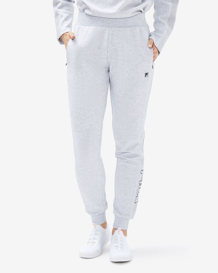Light Grey Marle Fila Women's Chiara Pant