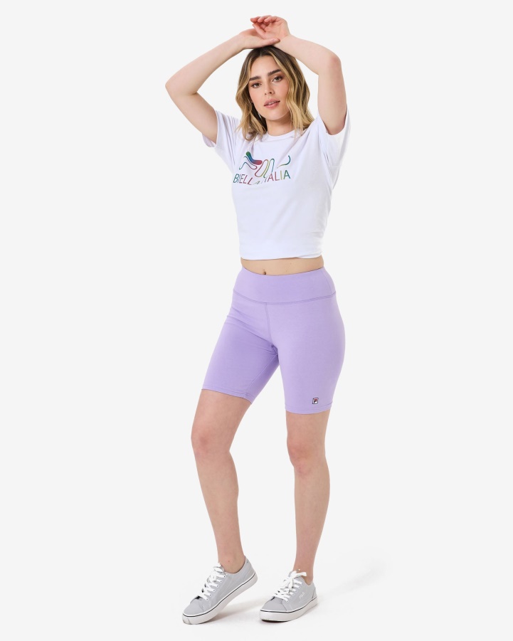 Fila Volara Bike Short Purple Rose