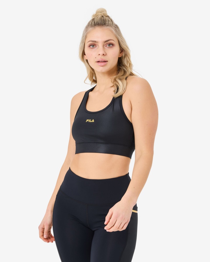 Black Fila Lyannah Bra
